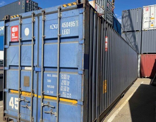 45 Foot Pallet Wide High Cube Container for Palletized Goods