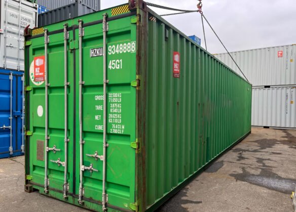 Large 40 foot high cube container