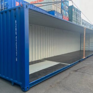 40′ container, with recessed side walls