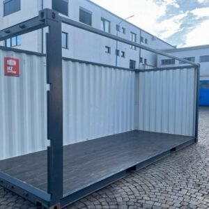 Roof cut-out for 20′ shipping container