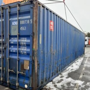 Blue used container 40 HC Ostrava