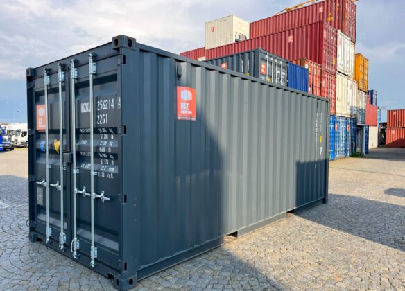 Anthracite Oneway shipping container 20'