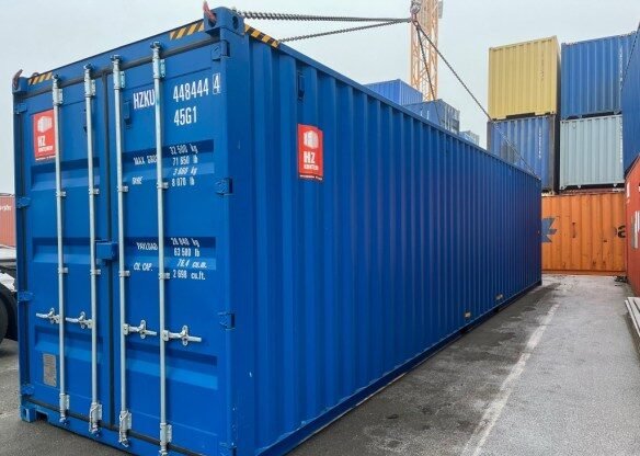 Shipping container 40′ High Cube Říčany IICL6, HZKU 448 444-4