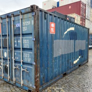 Discarded shipping container AS