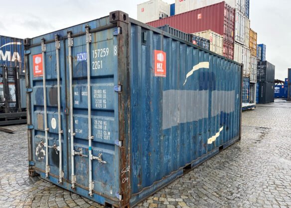 Discarded shipping container AS